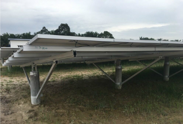  13MW APS proyecto de suelo solar instalación terminada