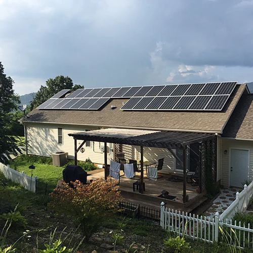  1,05MW proyecto de techo de tejas solares en francia 2017 